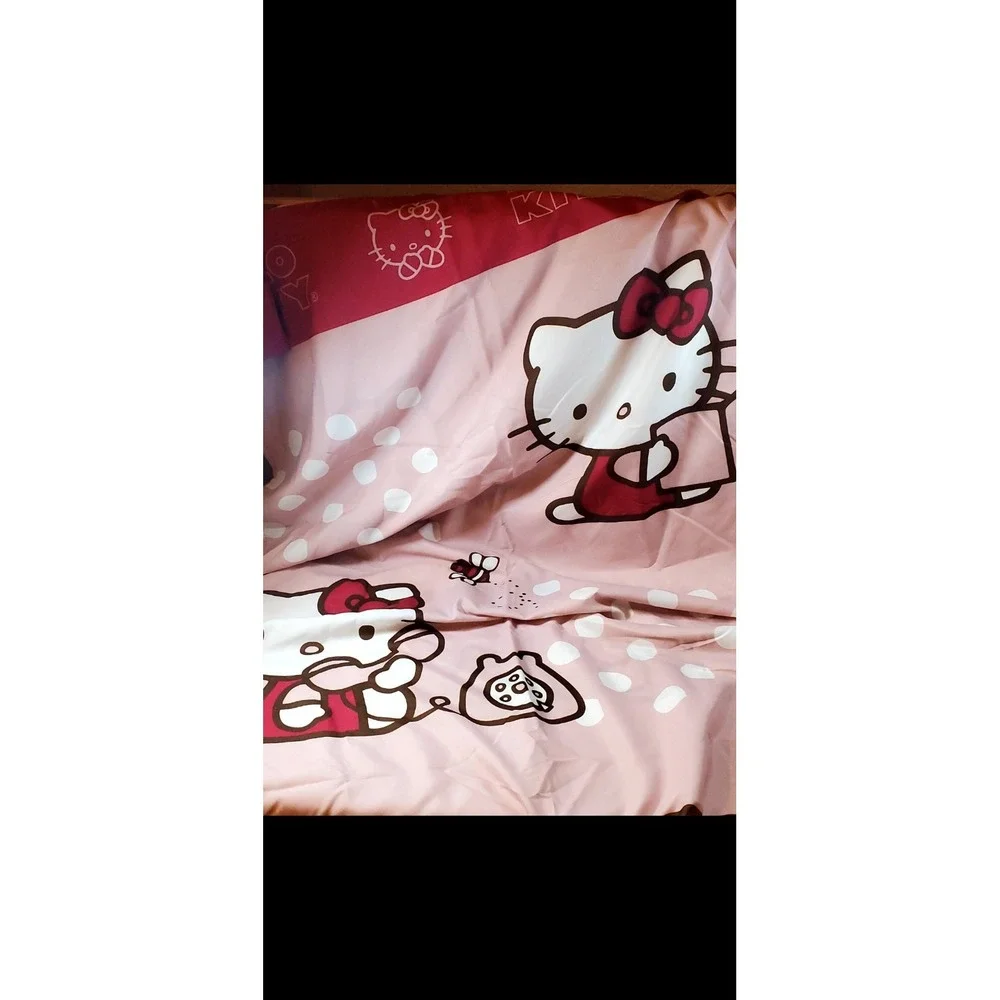 Hello Kitty Pink Curtain Panel 68